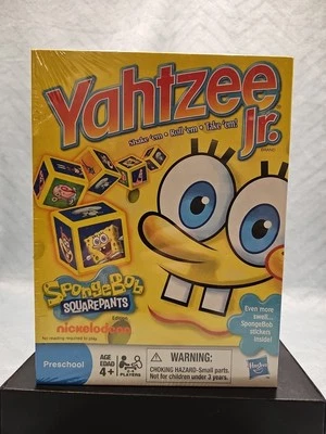 Yahtzee Jr. SpongeBob SquarePants Game Hasbro 2011 NEW NIP Preschool 4+ - Image 1 of 4