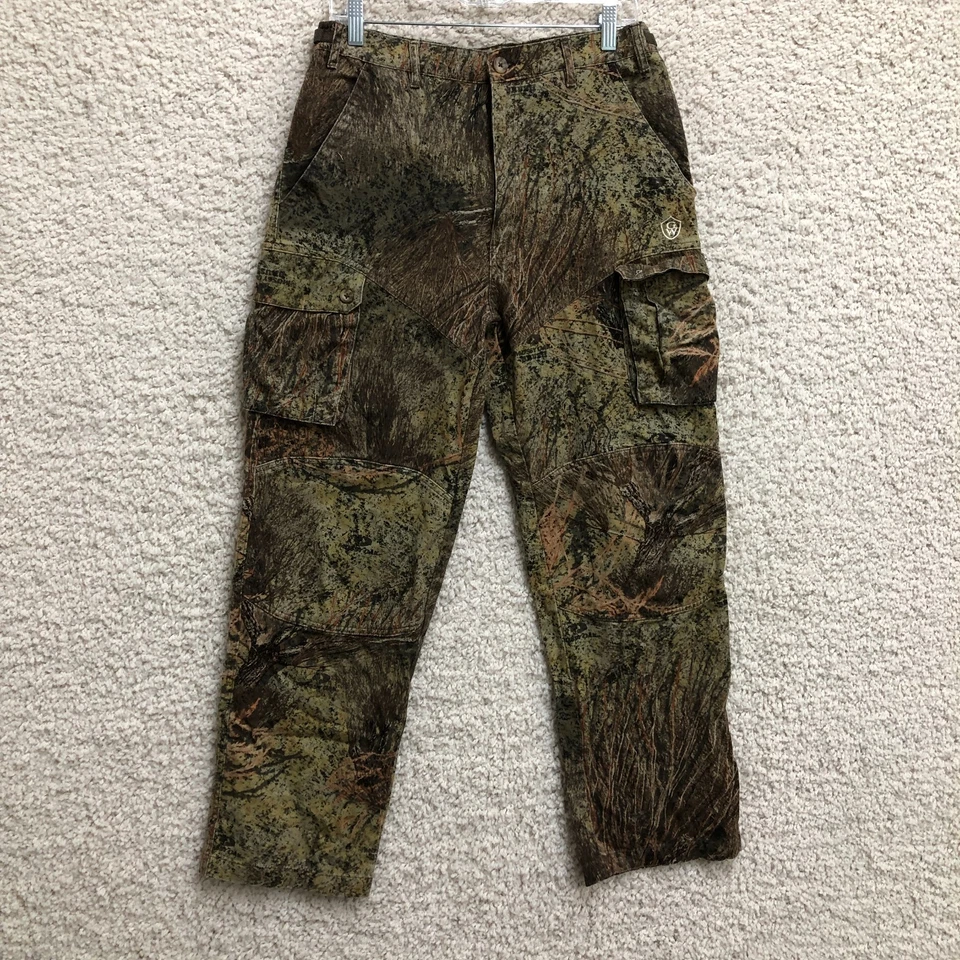 Game Winner Pants Medium Mens Green Cargo Mossy Oak Straight Hunting Outdoors M - Image 1 of 4