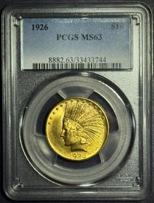 1926 Indian Head $10 Gold - PCGS MS63 - Image 1 of 4