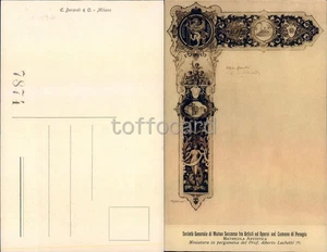 PERUGIA CITTA'-SOCIETA' DI MUTUO SOCCORSO ARTISTI E OPERAI-D8-91 - Picture 1 of 1