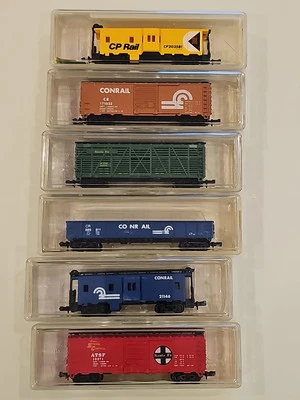 Model Power N Scale Lot Of 6 Freight Cars - Image 1 of 4