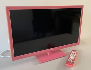 Alba 24" Pink Freeview LED TV with Built in DVD Player- USB & Remote Control - Picture 1 of 5