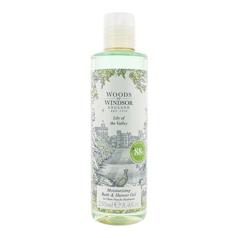 Woods Of Windsor Lily Of The Valley Womens Moisturising Bath & Shower Gel 250ml