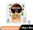 NESCAFE Latte Milk Tea 15x25g (4 Packs) Latest Stock, Product of Malaysia