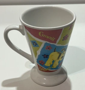 Churchill Wallace & Gromit Ltd 1989 Colourful Footed Tapered Earthenware Mug - Picture 1 of 4