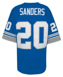 Barry Sanders Detroit Lions 1996 Blue T/B NFL Legacy Football Jersey (Size XL) - Picture 1 of 2
