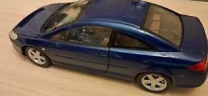 NOREV 1/18 PEUGEOT 407 COUPÉ Blue AVEC DEFAUTS LIRE DESCRIPTION 1:18 - Foto 1 di 15
