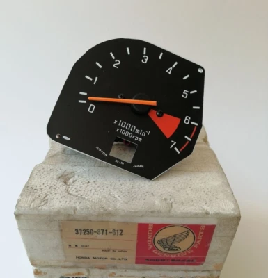 RARE NOS Honda Accord 1976–1978 Tachometer 37250-671-612 OEM NEW - Image 1 of 4