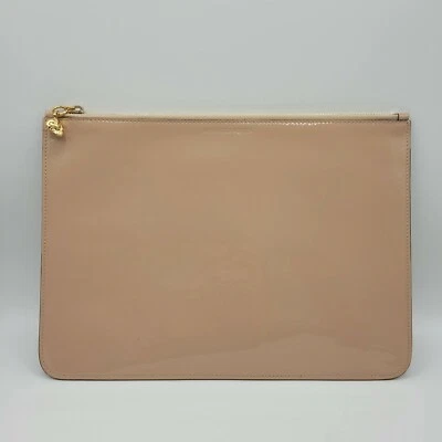 Alexander McQueen Beige Charol Calavera Dije Bolsa Grande 420860 DP00G 9934 Foto 1 de 4