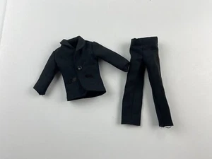 Barbie Ken Black Business Suit Jacket Pants Formal Outfit Fashion Slacks - Picture 1 of 5