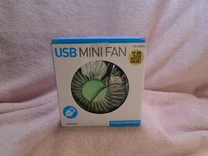Mini USB Personal Desk Fan 4'' & Metal Quiet Portable & Free Angle - Picture 1 of 6