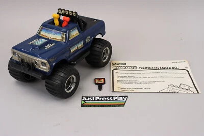 VTG 1983 Playskool Bigfoot Toy Monster Truck w/Key Fwd & Lights Work NO REVERSE - Image 1 of 4