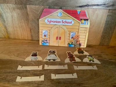 Sylvanian Families Calico Critters Sylvanian Tarjeta 3D Libro Escolar Muy Raro  Foto 1 de 4