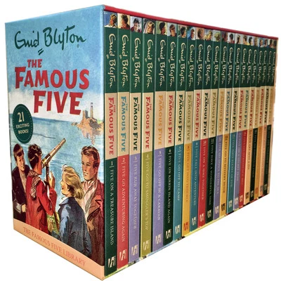 Famous Five 21 Series Books Box Set pack collection By Enid Blyton - Image 1 of 2