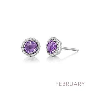 LaFonn February Birthstone Earrings BE001RAMP00 - Picture 1 of 1