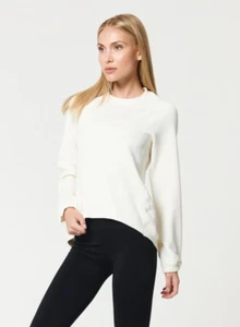 NUX Active Sleek Sweat Ultra Soft Relaxed Fit Crew Neck Sweatshirt for Women - Picture 1 of 2