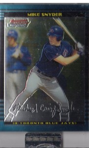 2002 Bowman Chrome Uncirculated #176 Mike Snyder /350