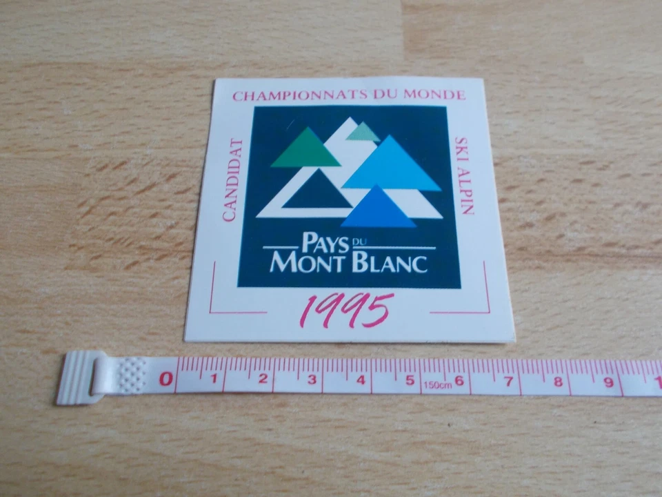 Sticker Country Of White Candidate Leagues Of World Ski Alpine 1995 - Image 1 of 1