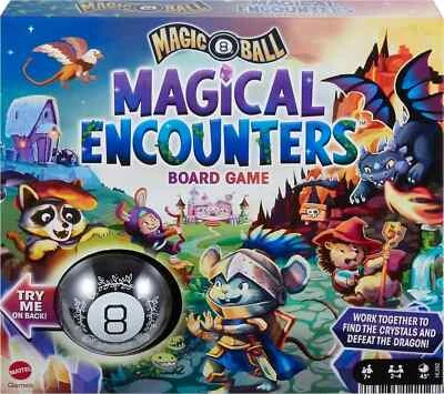 Mattel Games Magic 8 Ball Board Games - Magical Encounter Cooperative NEW - Image 1 of 3