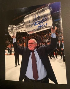 Jim Rutherford Autographed Signed 8x10 Photo with "HOF 2019" Pittsburgh Penguins - Picture 1 of 1