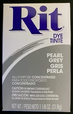 Lote 6 Cajas RIT Polvo Gris Perla Todo Propósito Tela Tinte Nuevo en Paquete Phoenix Foto 1 de 4