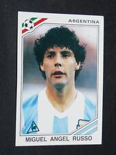 #80 MIGUEL ANGEL RUSSO ARGENTINE PANINI FOOTBALL COUPE MONDE 1986 MEXICO 86