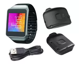 Ladestation Dock Ladegerät USB Kabel für Samsung Galaxy Gear Live Smartwatch - Bild 1 von 14