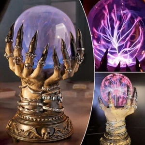 Wahrsager Kugel Magie Hexe Glaskugel Göttlich Kugel mit Halter Deko Halloween - Bild 1 von 6