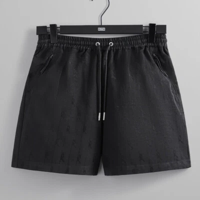 Corto Kith Jacquard Faille Cedro Negro Talla Grande Verano 2023 Mezcla Algodón/Viscosa Foto 1 de 4