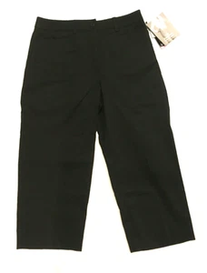 BRIGGS Capri Pants Womens 6P Black Slimming Solution Pull On Comfort Waist 29x21 - Picture 1 of 12