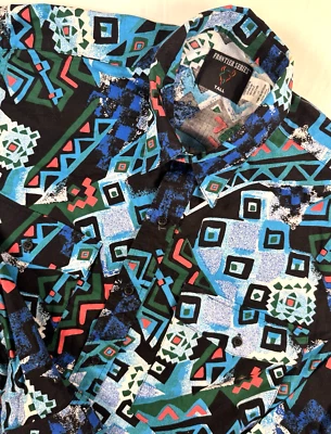 Camisa Frontier Series Vintage Azteca Suroeste Abotonada GRANDE ALTA Foto 1 de 4