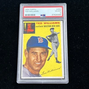 1954 TOPPS #250 TED WILLIAMS PSA 4 BOSTON RED SOX HOF SAN DIEGO GOAT - Picture 1 of 2