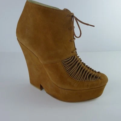 Bota anabela Margot cerimônia de abertura, tamanho 37 - Imagem 1 de 4