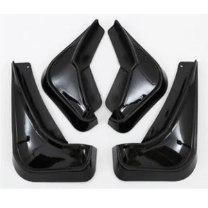 4xFor Mazda 3 2014-2018 LH RH Fender Wheel Mudguard Splash Mud Flap Bright Black - Picture 1 of 1