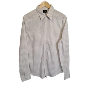 Just Cavalli Shirt Yellow Stripe Size Large - Picture 1 of 10
