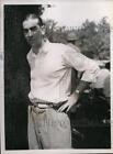 1938 Press Photo Al Layton at Golfers Hole in One tournament Bloomfield NJ