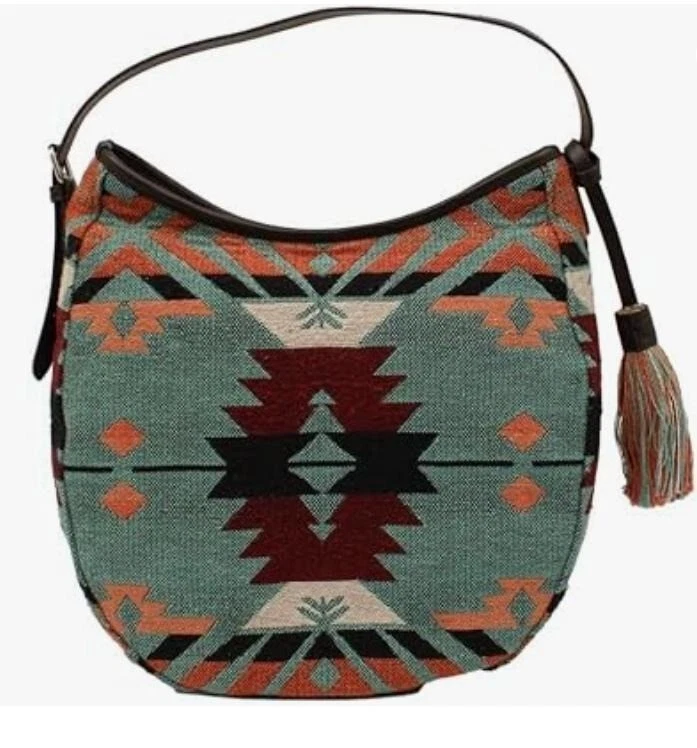 Bolso de hombro para mujer Nocona Sandra Southwestern con BOLSILLO OCULTO para armas Foto 1 de 4