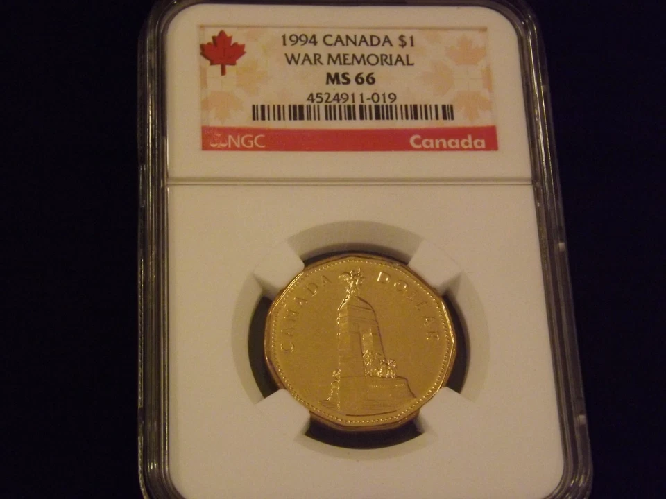 1994  $1                 Canada             NGC    MS 66 - Image 1 of 2