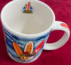 VintageCoffee Mug ,Surf's up ,Lots of surfboards in cup and outside