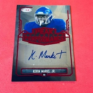 Kevin Marks Jr .. ROOKIE AUTO RED .. Buffalo Bulls / Chargers ..2022 Sage PP - Picture 1 of 2