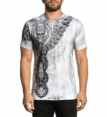 Xtreme Couture by Affliction Grave Robbers UFC MMA Biker Tattoos T Shirt X1794