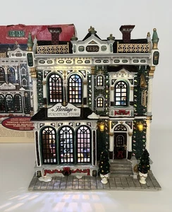 LEMAX Heritage Furniture Store Fiber Optic Lighted Christmas Village - Picture 1 of 12