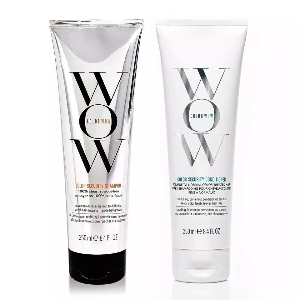 Color Wow Color Security Shampoo & Conditioner (Fine to Normal) 8.4oz Set / Duo