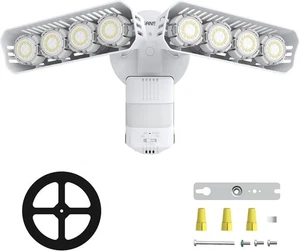 7000LM LED Security Light 54W=700W Dusk to Dawn Ourdoor Flood Light  for Garage - Picture 1 of 83