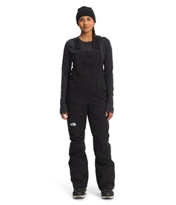 The North Face Freedom Damen-Ski-Schnee-Latzhose TNF schwarz DryVent Large normal neu mit Etikett - Bild 1 von 3