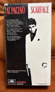 *Scarface* VHS Tape 1989 SEALED With WATERMARKS 2 Tape BOX SET! - Foto 1 di 8