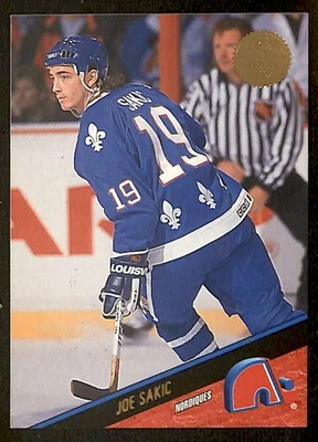 Hoja #87 Joe Sakic Quebec Nordiques 1993-94 Foto 1 de 2