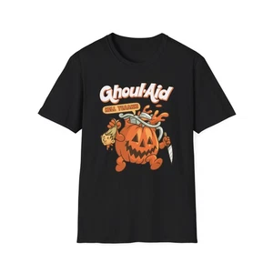 Kopie von Herren Halloween Ghul Hilfe Kürbis Grafik T-Shirt, Unisex Tee für Herbst - Bild 1 von 41