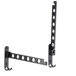 Retractable Folding Wall Hanger Folding Clothes Hanger Rack Clothes Storage O... - Picture 1 of 8