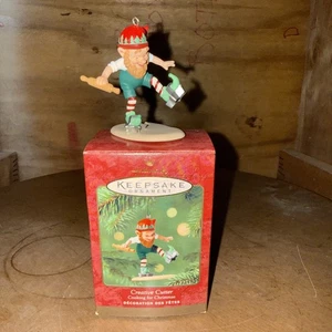 PUNZE Andenken Ornament 2001 KREATIV SCHNEIDER Kochen für Weihnachten Elfe Bäcker - Bild 1 von 6